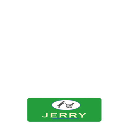 Picture of NAME BADGE (Plast.) WHITE MATT - 2.54x7.62