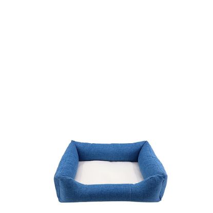 Picture of Pet Bed (LINEN blue) 47x37xH.19.5 cm - Small