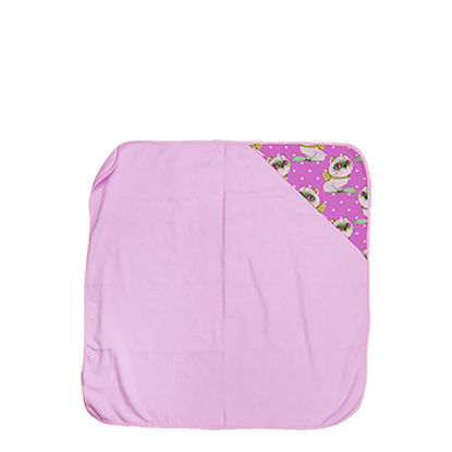 Picture of Baby Towel  80x80cm (Hooded) PINK super-soft 100% cotton