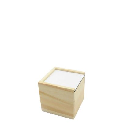 Εικόνα της Wooden Storage Box 10x10x10cm (with cover)