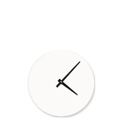 Εικόνα της WALL CLOCK (Aluminum  KIT) WHITE diam.20.64