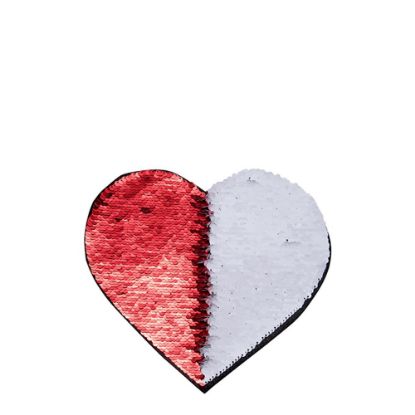 Picture of HEART ADHESIVE sequin (RED)19x22cm