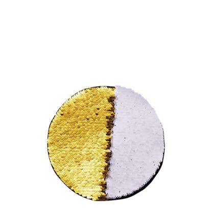 Picture of ROUND ADHESIVE sequin (GOLD) D.19cm