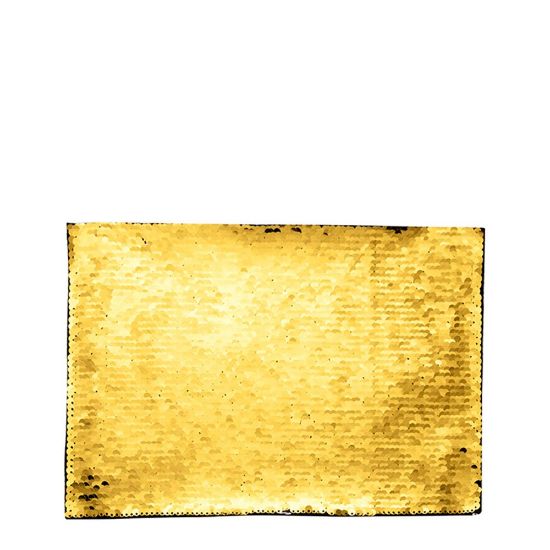 Picture of RECTANGLE ADHESIVE sequin (GOLD)21x28cm