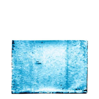 Picture of RECTANGLE ADHESIVE sequin (BLUE light)21x28cm