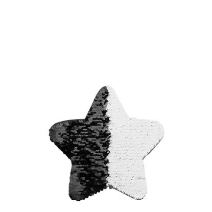 Εικόνα της STAR ADHESIVE sequin (BLACK) 18x18cm