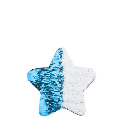 Picture of STAR ADHESIVE sequin (BLUE LIGHT) 18x18cm