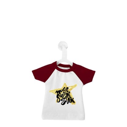 Εικόνα της Polyester T-Shirt (MINI Red - Collar & Sleeve) with Hanger
