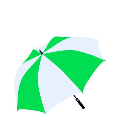 Picture of UMBRELLA - WHITE/GREEN (100% Polyester) 30"