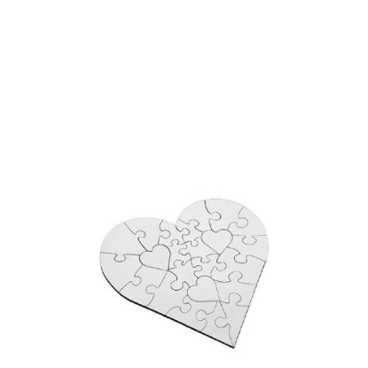Picture of PUZZLE HB (UNISUB)-HEART(25pcs) WH.GLOSS-Diam.17