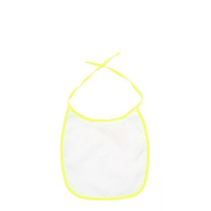 Picture of Baby Bib - YELLOW edge