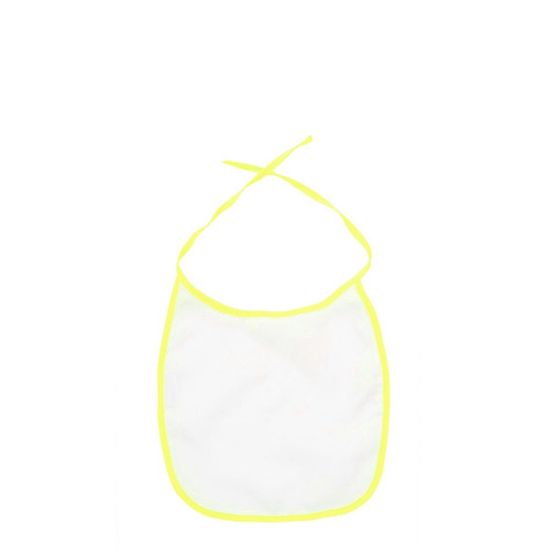 Picture of Baby Bib - YELLOW edge