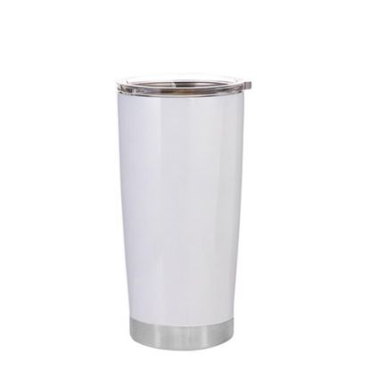 Εικόνα της Tumbler 20oz - WHITE with Clear Cup