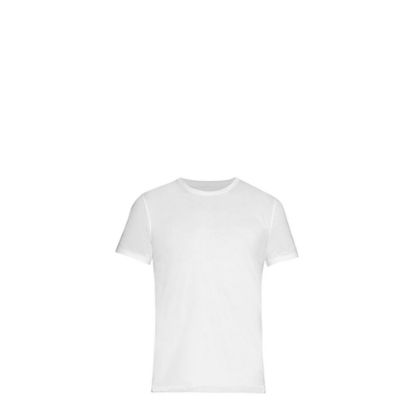 Picture of Polyester T-Shirt (KIDS 5-6 years) WHITE 145gr Cotton Feeling