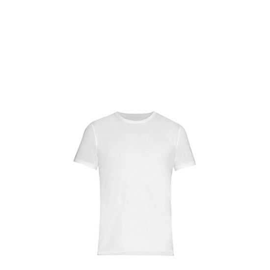 Polyester T-Shirt (KIDS 7-8 years) WHITE 145gr Cotton Feeling - CHN Paper