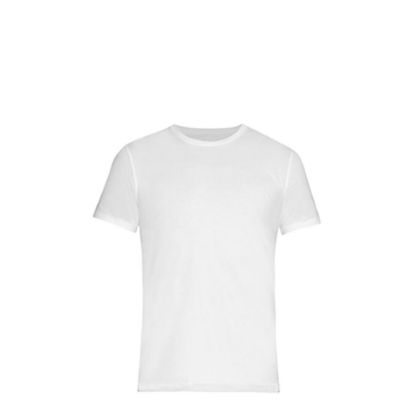 Picture of Polyester T-Shirt (UNISEX Large) WHITE 145gr Cotton Feeling