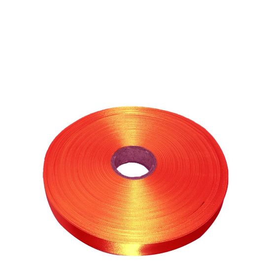 Picture of RIBBON SATIN (1side) Orange Tango 38x100m