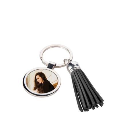 Picture of KEY-RING -Tassel (BLACK short) ROUND