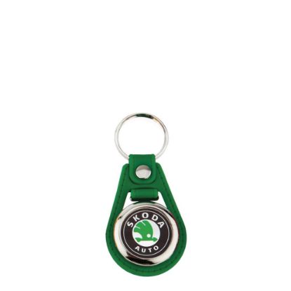 Picture of KEYRING LEATHER (GREEN) D.25mm (pack 100)