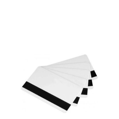 Εικόνα της PVC CARDS WHITE (MAGNETIC STRIP) 100 cards