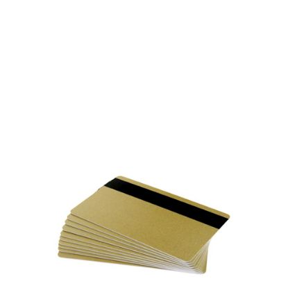 Εικόνα της PVC CARDS GOLD (MAGNETIC STRIP) 100 cards