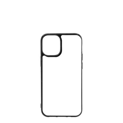 Picture of APPLE case (iPHONE 12 Mini) TPU BLACK with Alum. Insert 