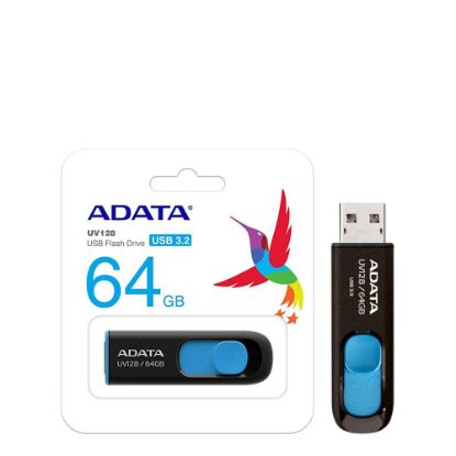 Picture of USB 3.0 - ADATA UV128 (BLUE) 64GB