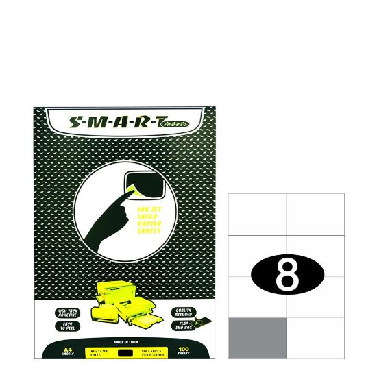 Picture of Smart Labels (105x74) 8 labels White/100sh