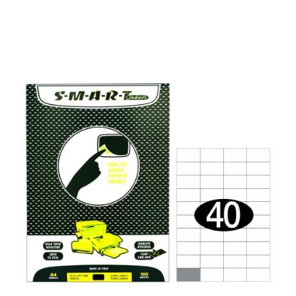 Picture of Smart Labels (52.5x29.7) 40 labels White/100sh