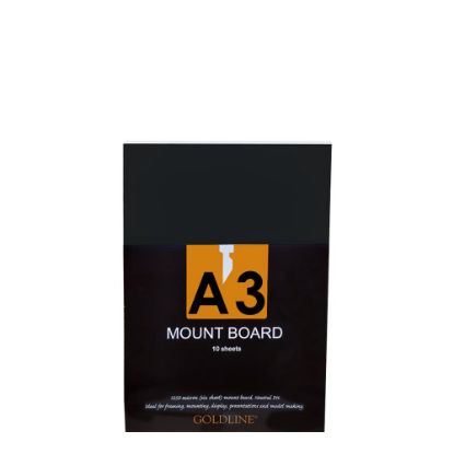 Εικόνα της Mounting Board (A3) Black/White 1250mic.