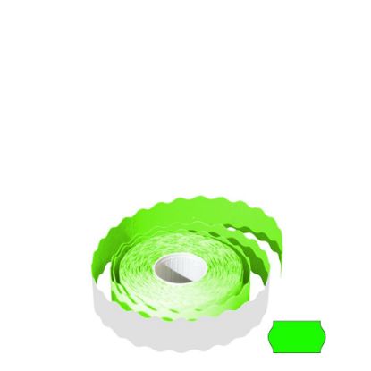 Εικόνα της Label Rolls (22x12 mm) FLUO GREEN permanent