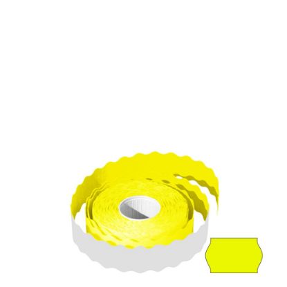 Picture of LABEL ROLL 26x16 WR (YELLOW) FLUO - PERMANENT
