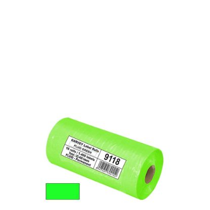 Picture of PITNEY ROLL 10x19mm (1 Line) GREEN Fluo permanent