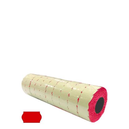 Picture of Label Rolls (Blister 22x12 mm) RED permanent