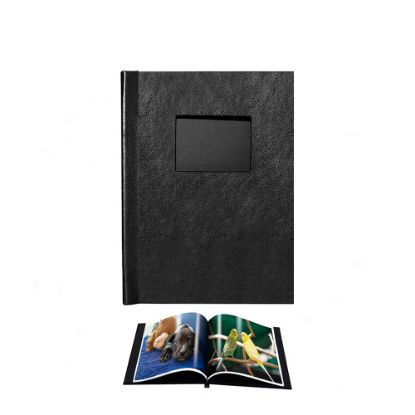 Picture of Pinchbook 21.0x29.7cm Window (Black Leather) Portrait