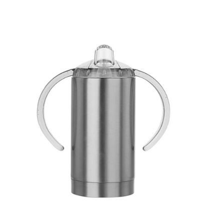 Picture of SIPPY CUP INSULATED (Straight) with Spout - 300ml SILVER