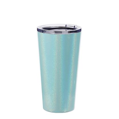 Picture of Tumbler 16oz - BLUE SPARKLING with Clear Cup