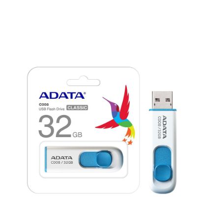 Εικόνα της USB 2.0 - ADATA C008 (WHITE) 32GB