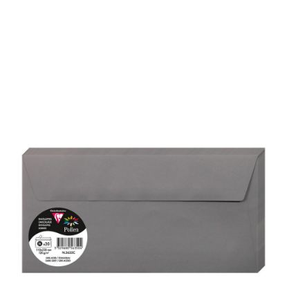 Picture of Pollen Envelopes 110x220mm (120gr) GREY DARK