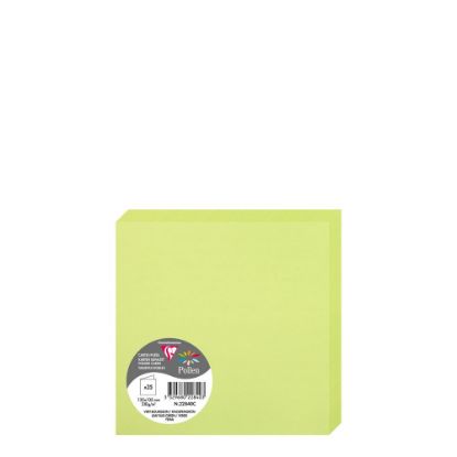 Picture of Pollen Cards 135x135mm (210gr) LEAF BUD GREEN
