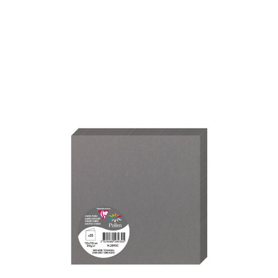 Picture of Pollen Cards 135x135mm (210gr) GREY DARK