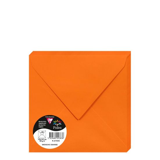 Picture of Pollen Envelopes 165x165mm (120gr) ORANGE INTENSIVE