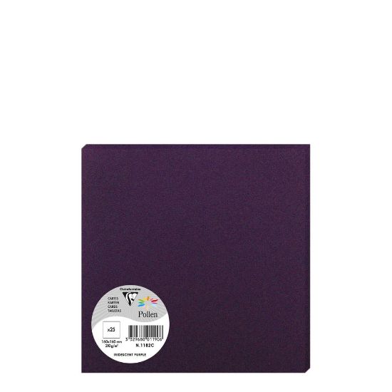 Picture of Pollen Cards 160x160mm (210gr) PURPLE metallic