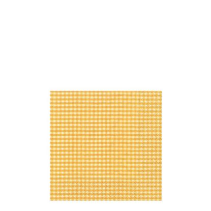 Picture of NAPKIN 25X25 VICHY YELLO-10972