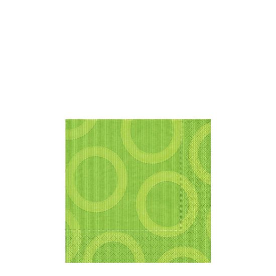 Picture of NAPKIN 25X25 CIRCLE KIWI-18205