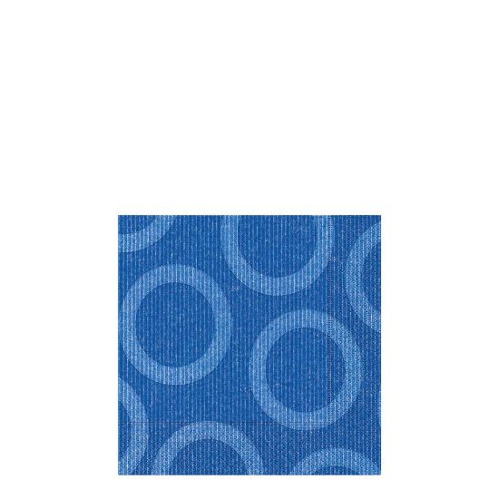 Picture of NAPKIN 25X25 CIRCLE BLUE-18215