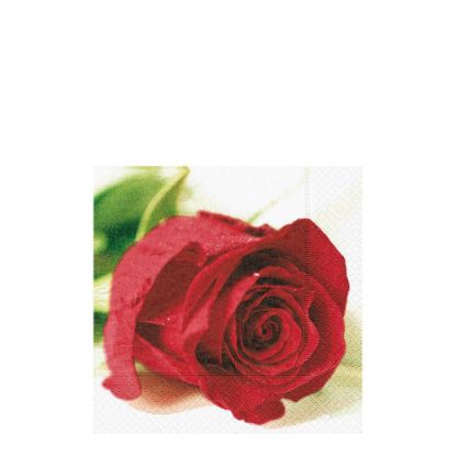 Picture of NAPKIN 33X33 RED AND FRA-20826