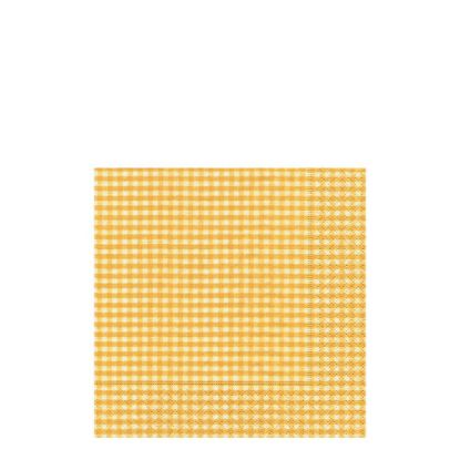 Picture of NAPKIN 33X33 VICHY YELLO-20972