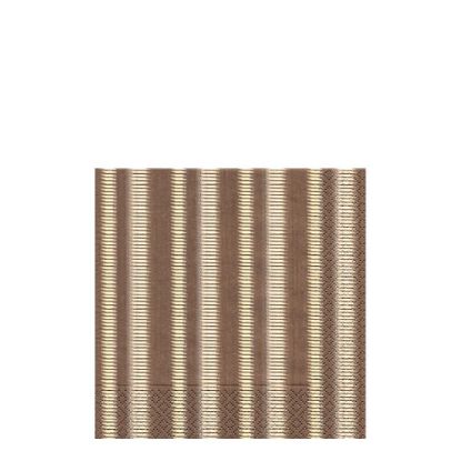 Picture of NAPKIN 33X33-STRIPES BRO-21193