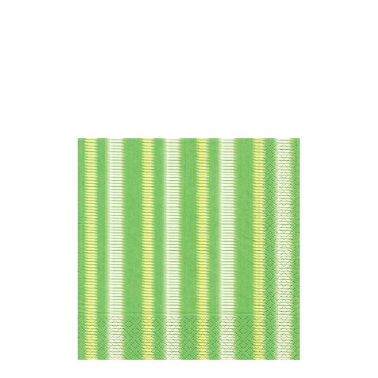 Picture of NAPKIN 33X33-STRIPES GRE-21194